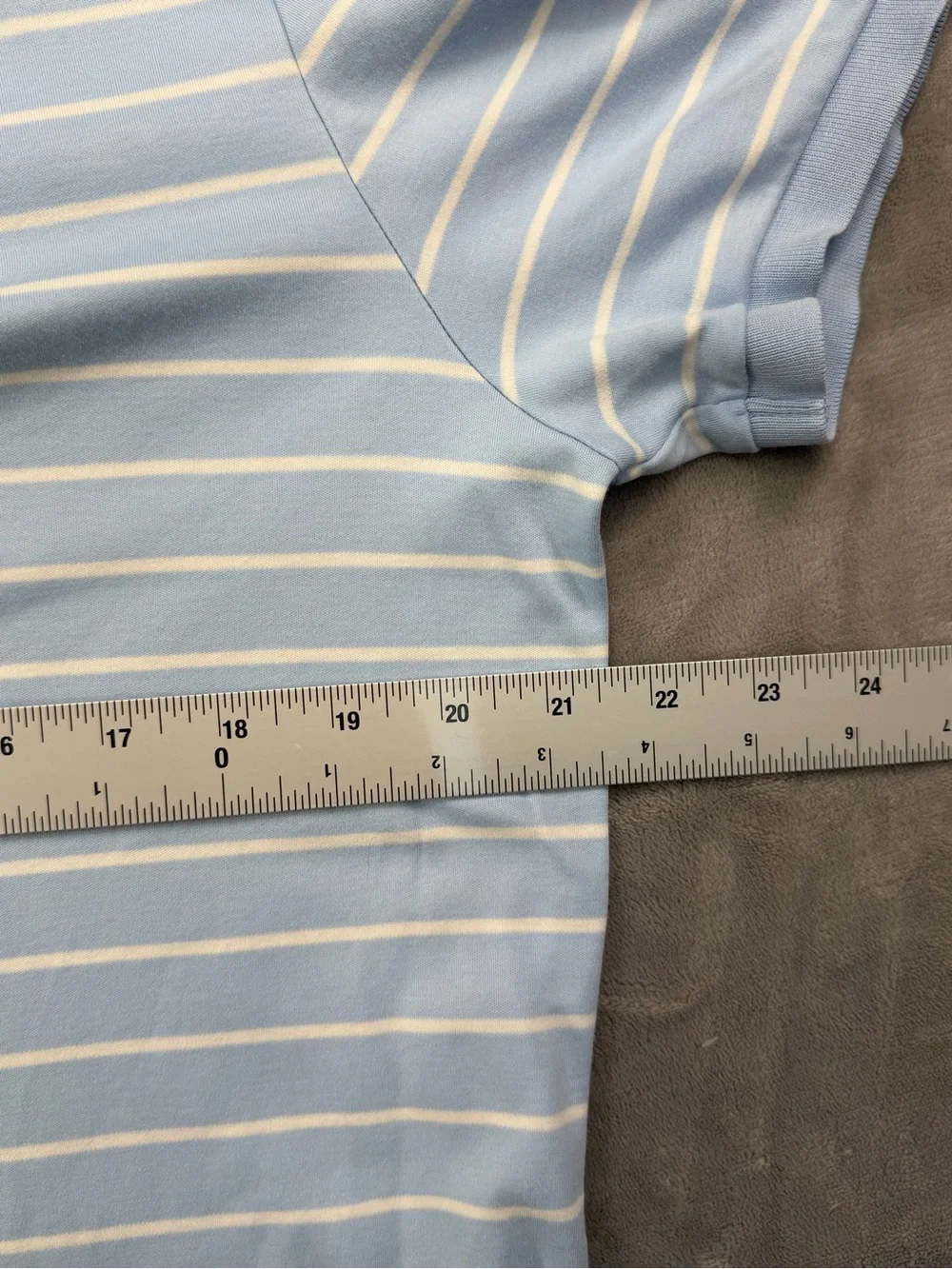 100%Cotton Ralph Lauren Light Blue Shirt Summer Guest Party Beach L